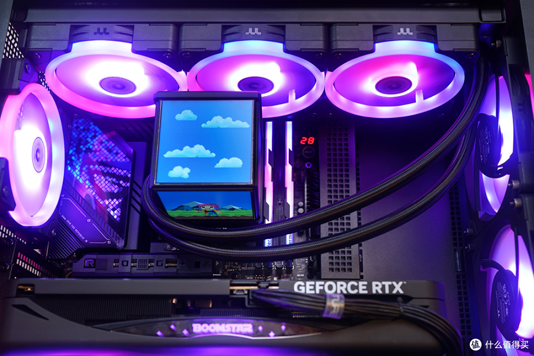 265K+STRIX Z890-E+RTX5070Ti+九州风神 CL600 机箱装机效果展示