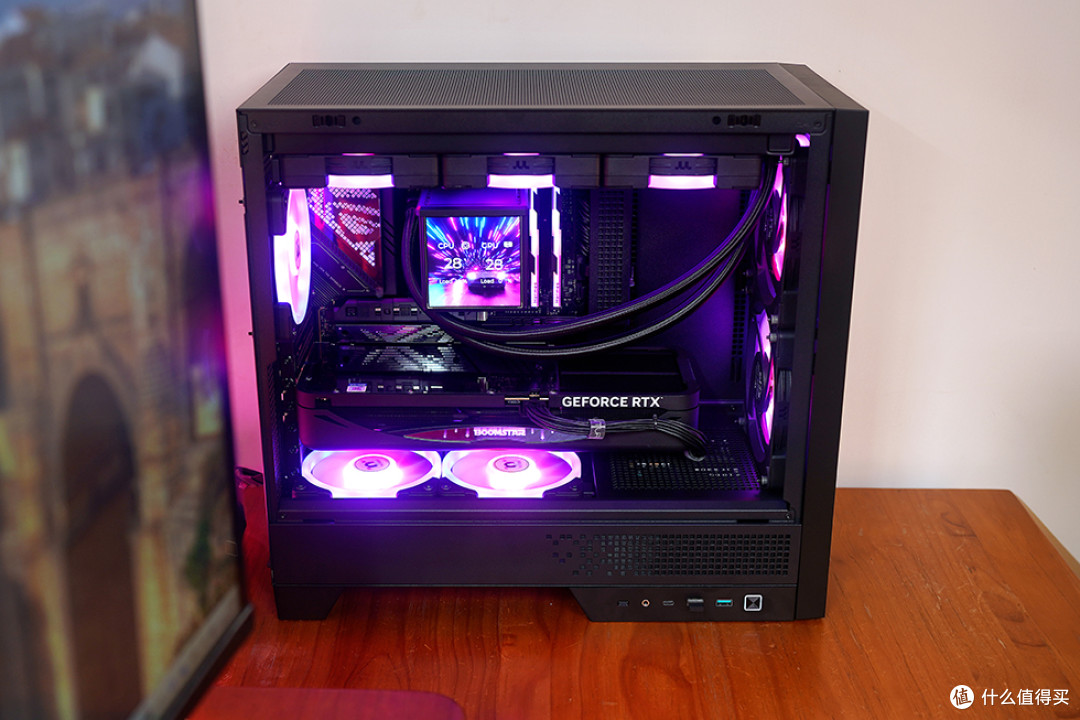 265K+STRIX Z890-E+RTX5070Ti+九州风神 CL600 机箱装机效果展示