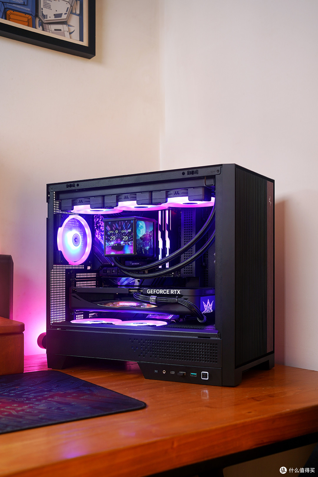 265K+STRIX Z890-E+RTX5070Ti+九州风神 CL600 机箱装机效果展示