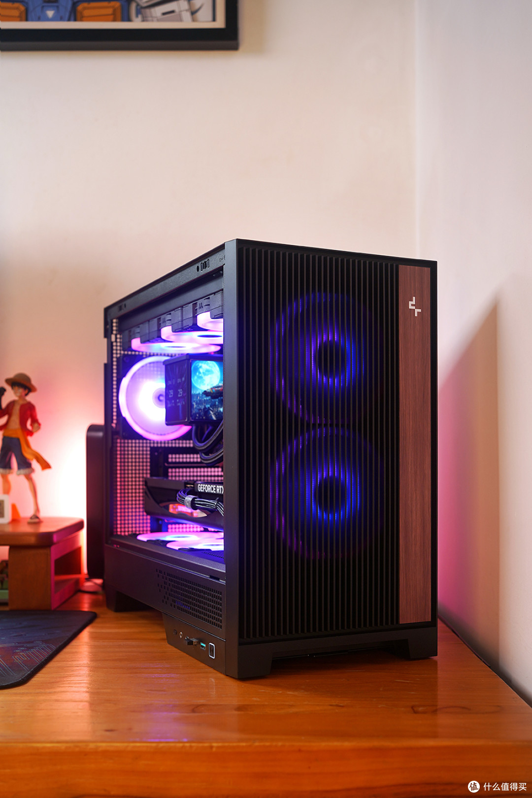 265K+STRIX Z890-E+RTX5070Ti+九州风神 CL600 机箱装机效果展示