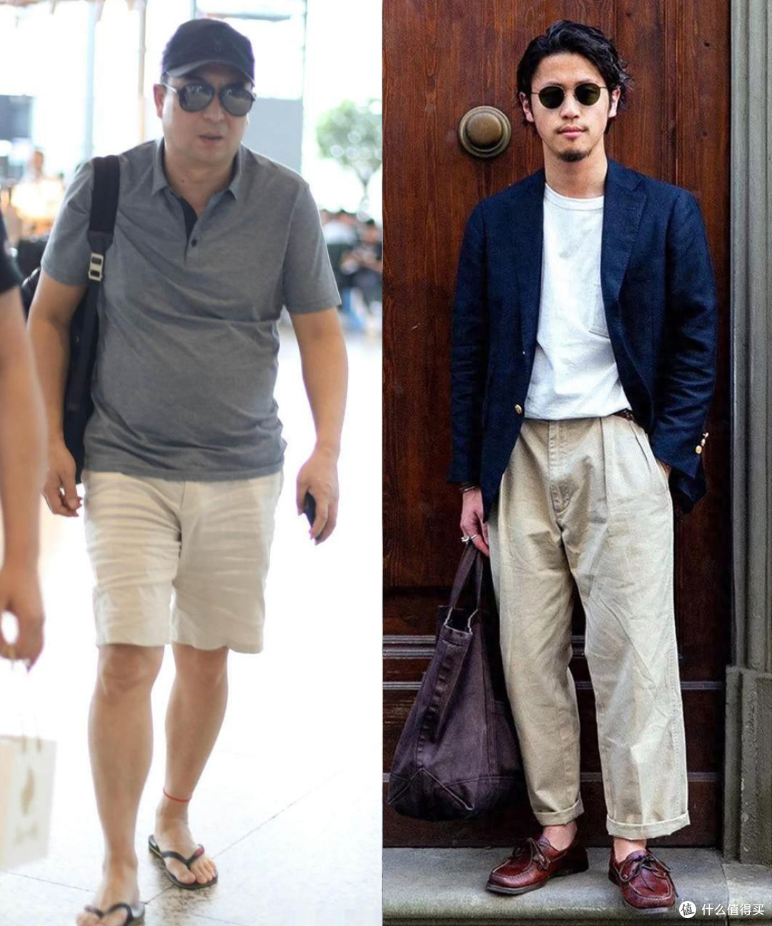 看中国大叔穿搭,再看日本男人,才发现:穿这些衣服有多么毁气质