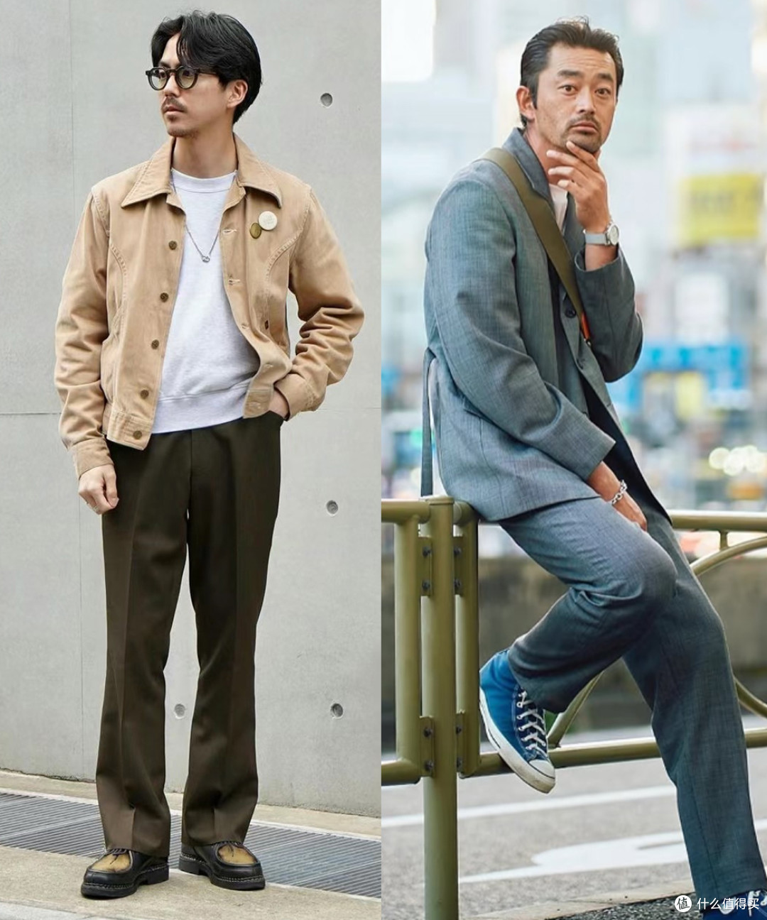 看中国大叔穿搭,再看日本男人,才发现:穿这些衣服有多么毁气质