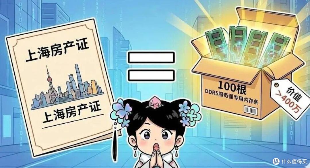 别只知道买黄金了！存储芯片年涨1800%，一盒就能换上海一套房！