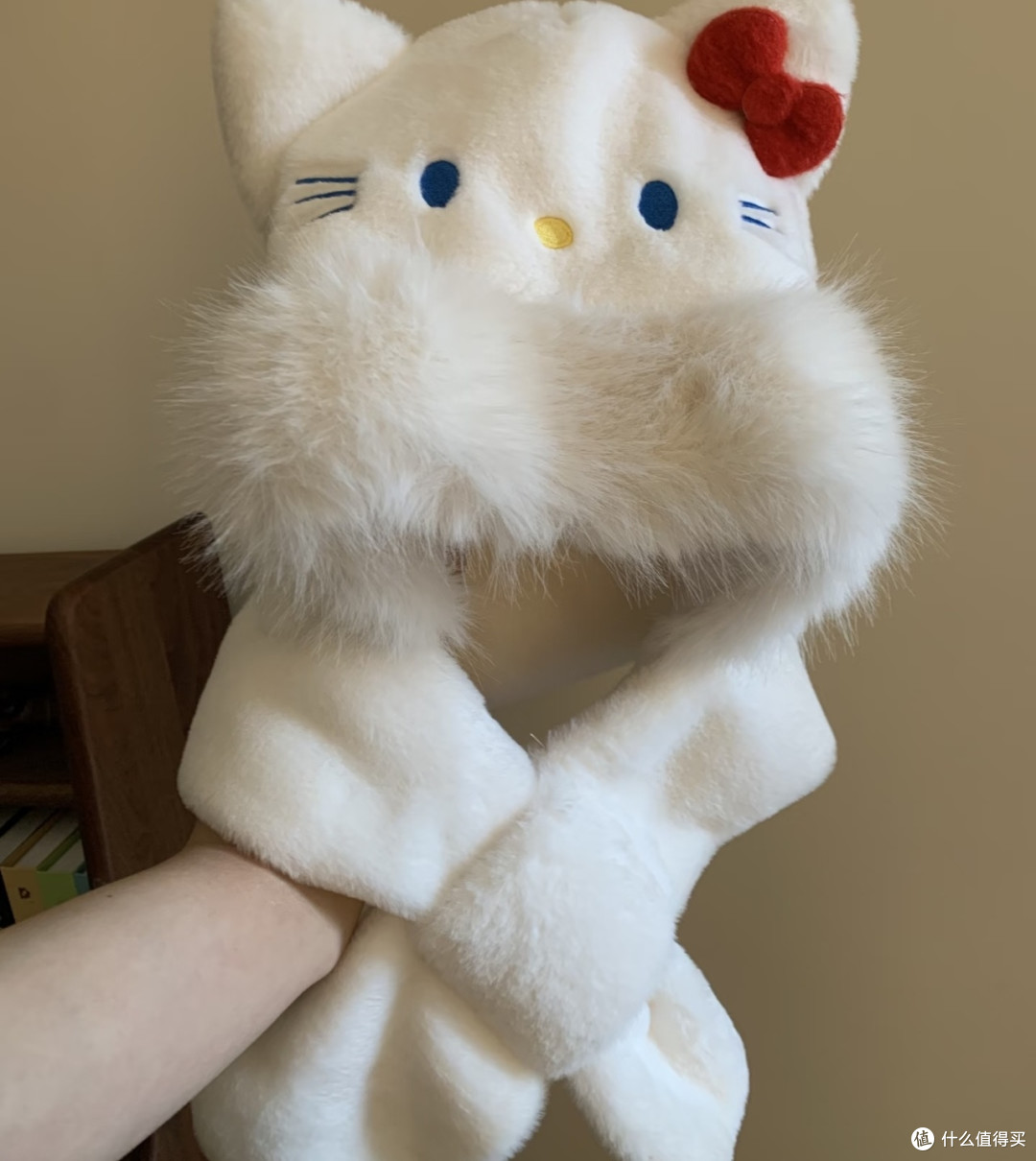 Kitty一体帽:可爱又保暖