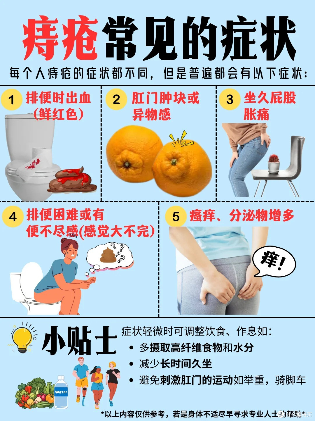 痔疮你中招了吗?痔疮的早期症状自查!