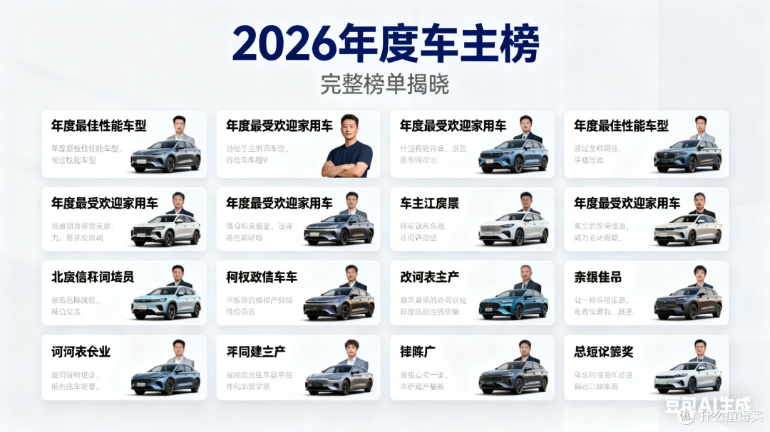 年度车主榜:记录热爱与信任