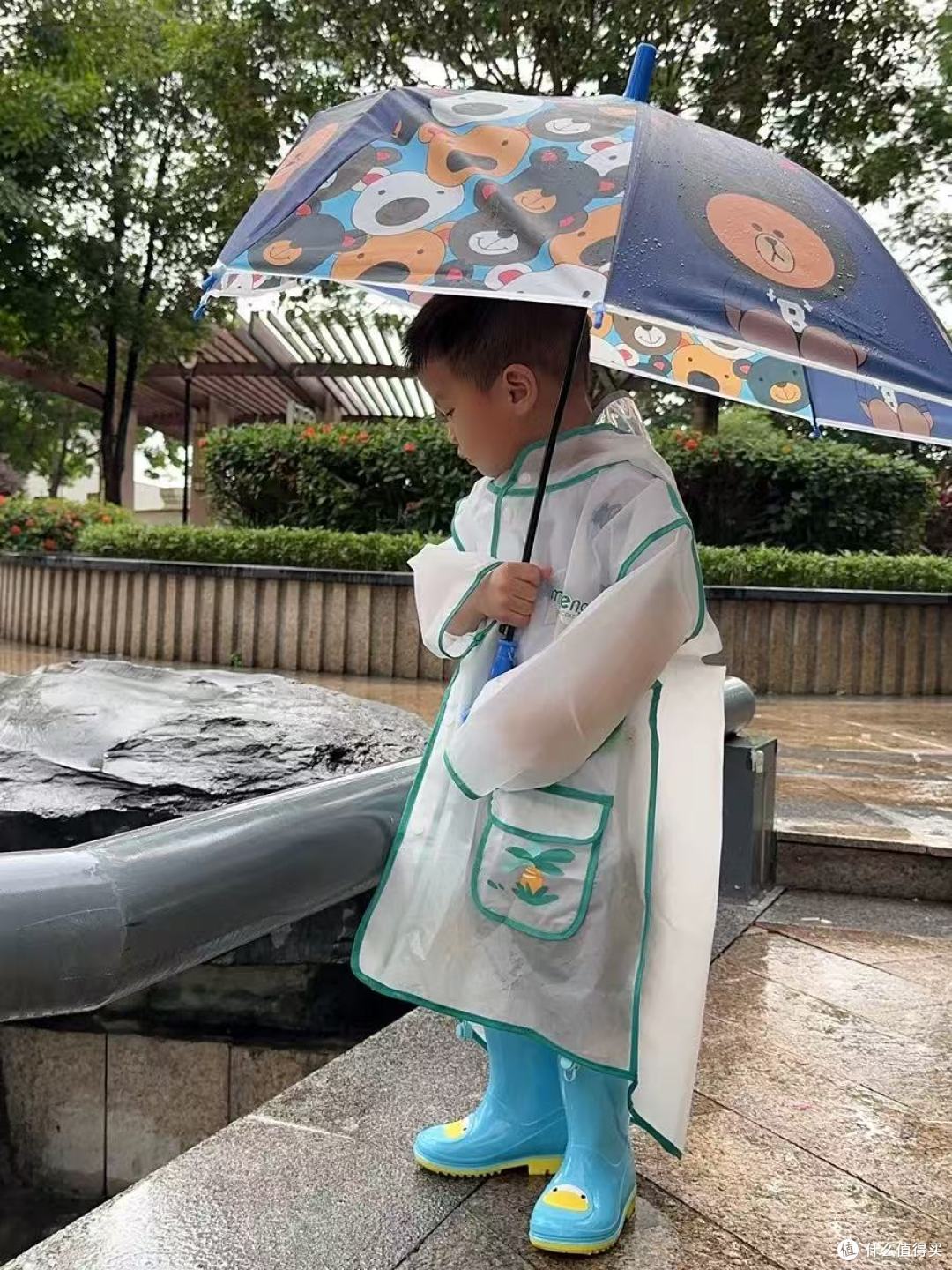 牧萌儿童雨衣雨鞋套装|雨天遛娃神器,承包宝宝的踩水快乐✨