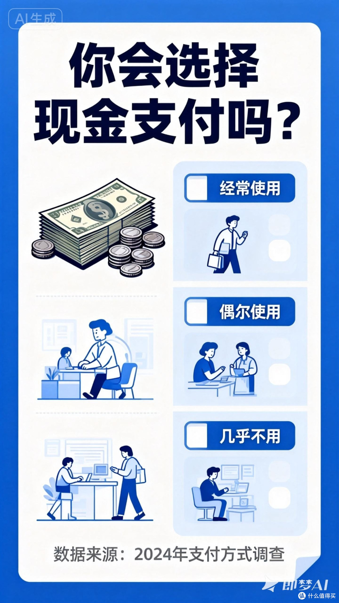你会选择现金支付吗？