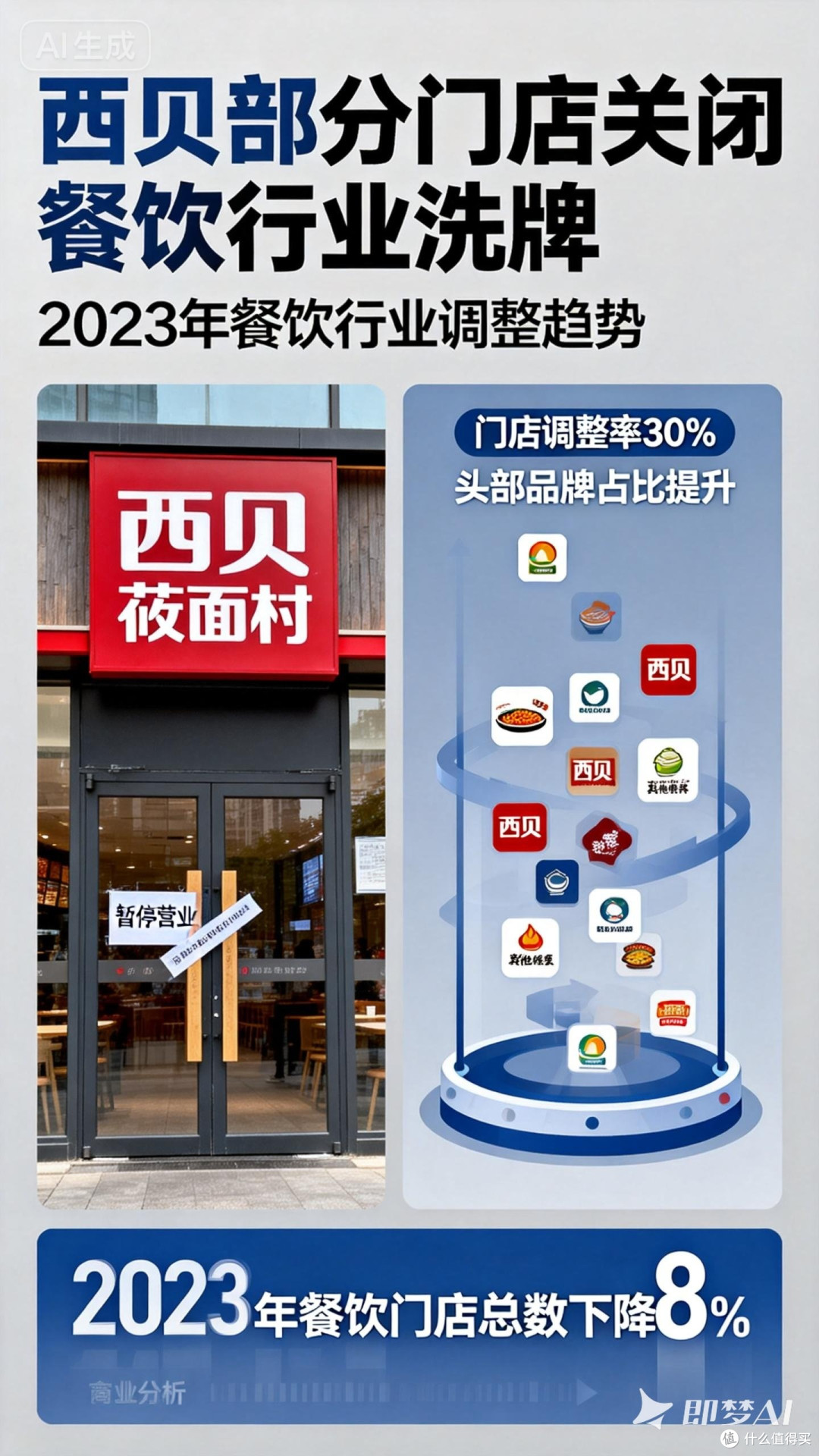 西贝部分门店关闭,行业洗牌