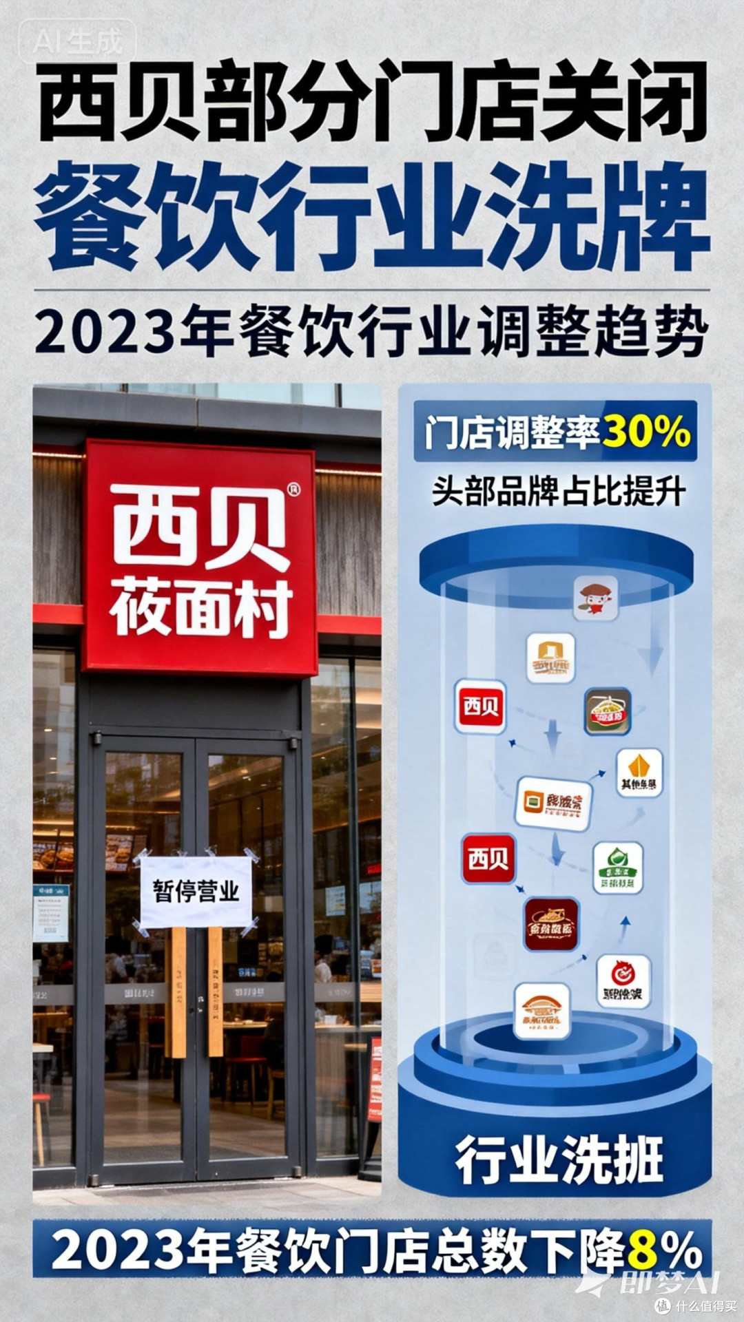 西贝部分门店关闭,行业洗牌