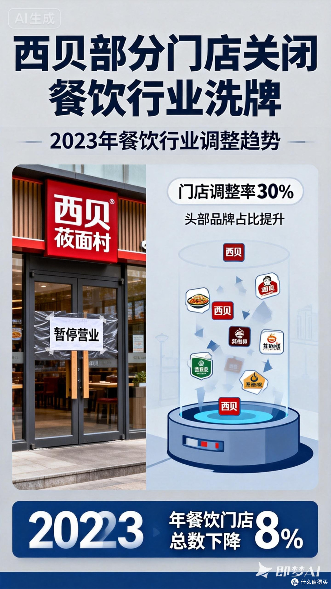 西贝部分门店关闭，行业洗牌