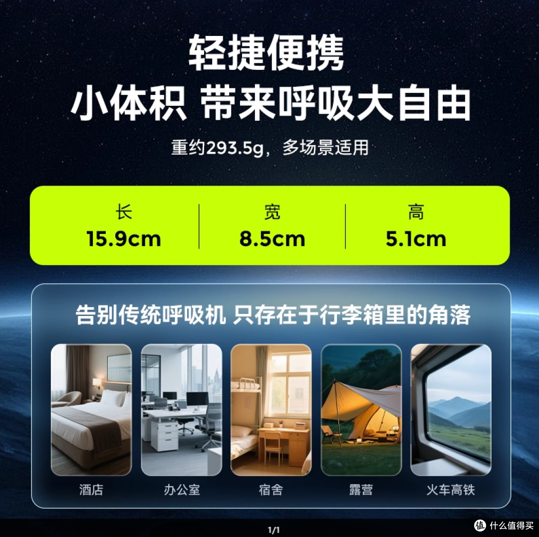 氧立得便携Mini医用呼吸机打呼噜家用睡眠呼吸暂停综合征