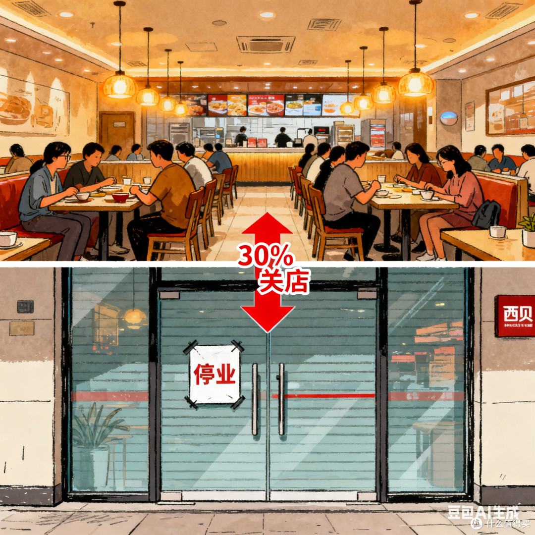 西贝关店30%，咋回事？