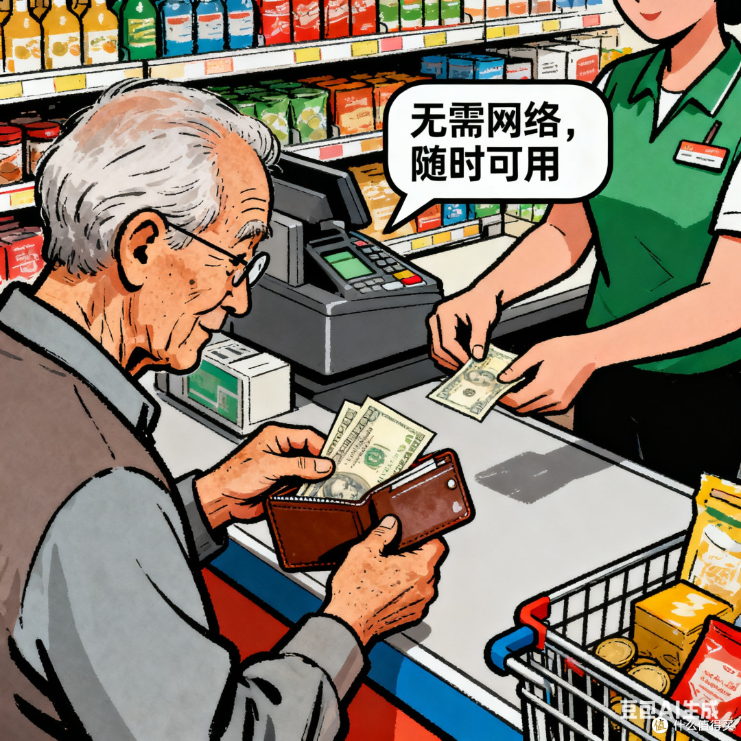 现金支付在超市购物的便捷性