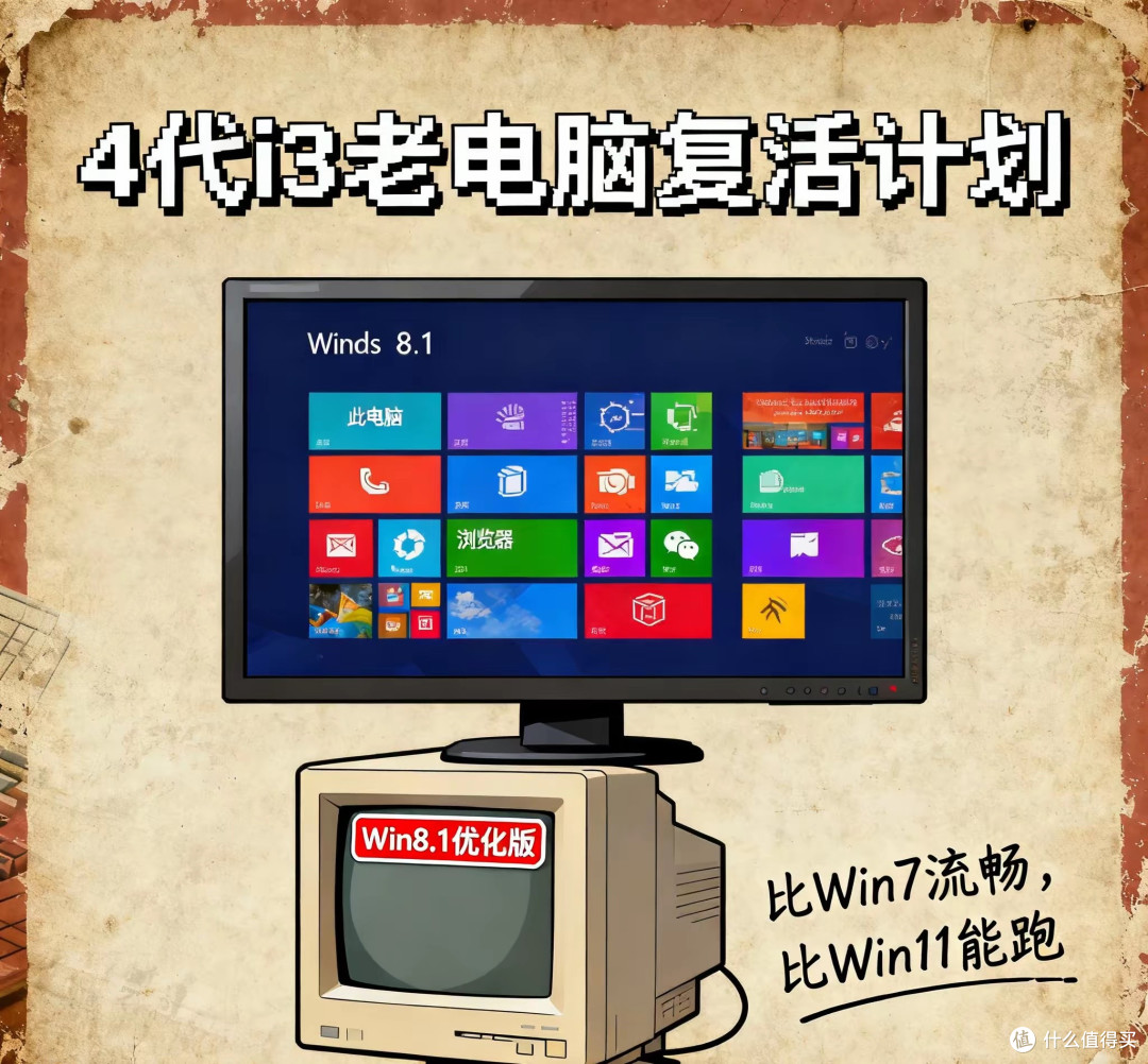 4代i3老机复活!Win8.1封神 3大优势碾压新系统