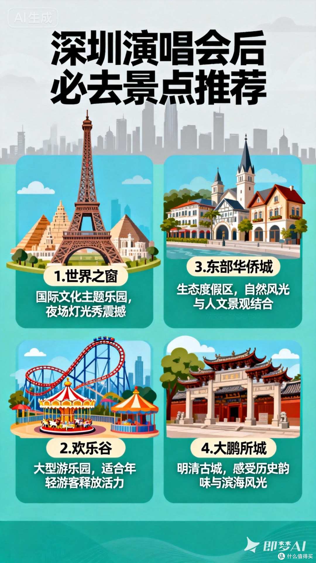深圳演唱会后，游客必去景点推荐