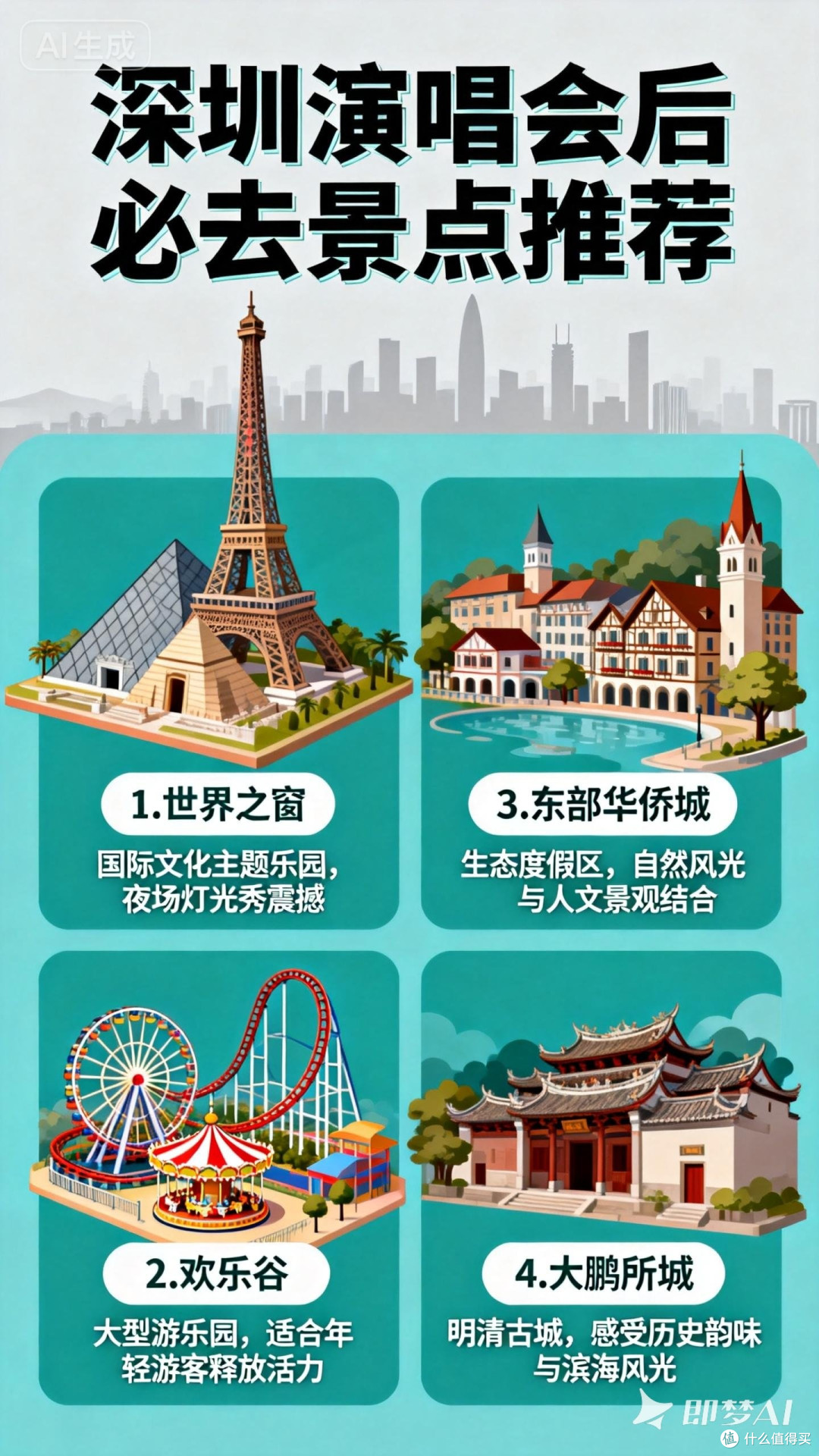 深圳演唱会后，游客必去景点推荐