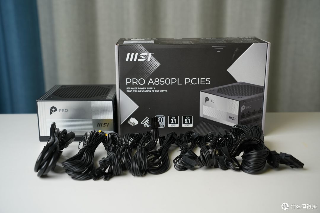 微星 PRO A850PL PCIE5电源体验测评