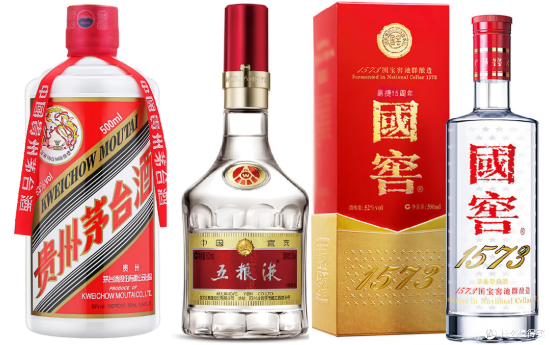 白酒怎么选——茅台、五粮液、泸州老窖、汾酒横评_白酒_什么值得买