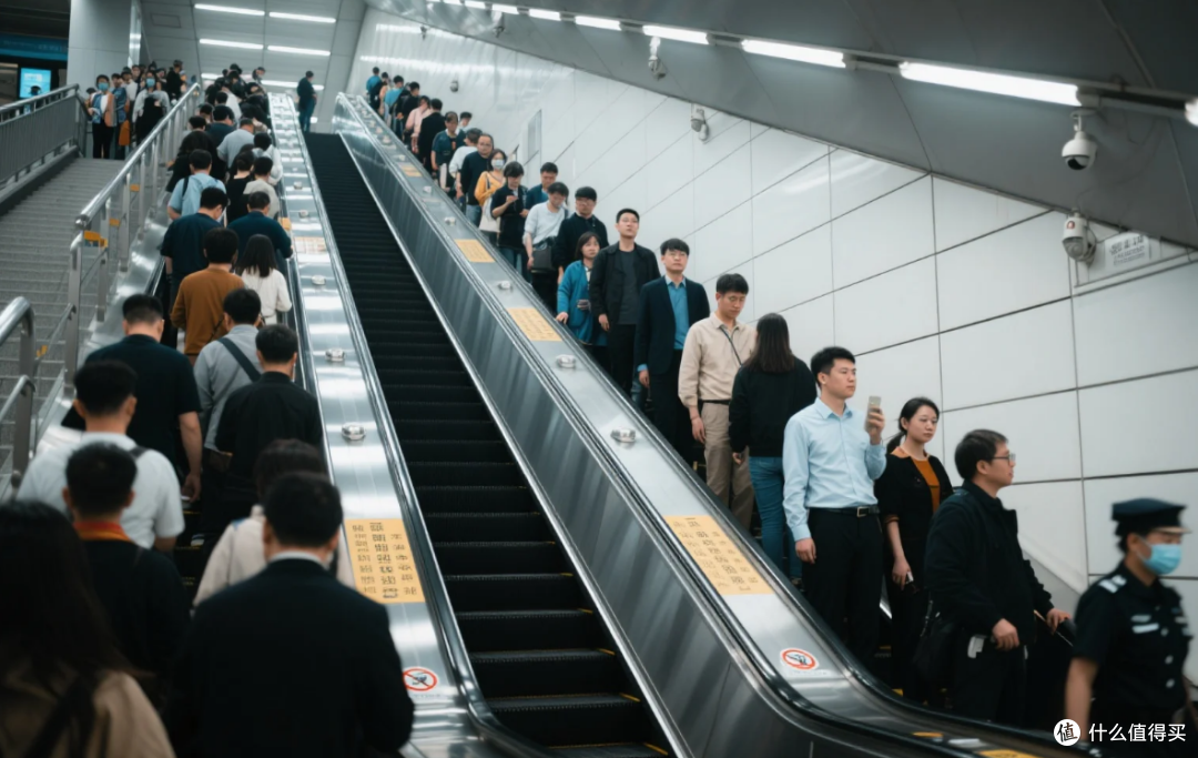 自动扶梯靠右站:藏在习惯里的通行