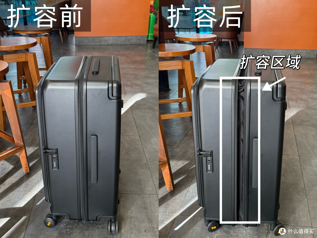 春节带爸妈出游,被地平线8号探索家行李箱圈粉!大深仓+静音轮