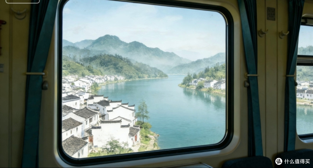 火车窗外的中国美景