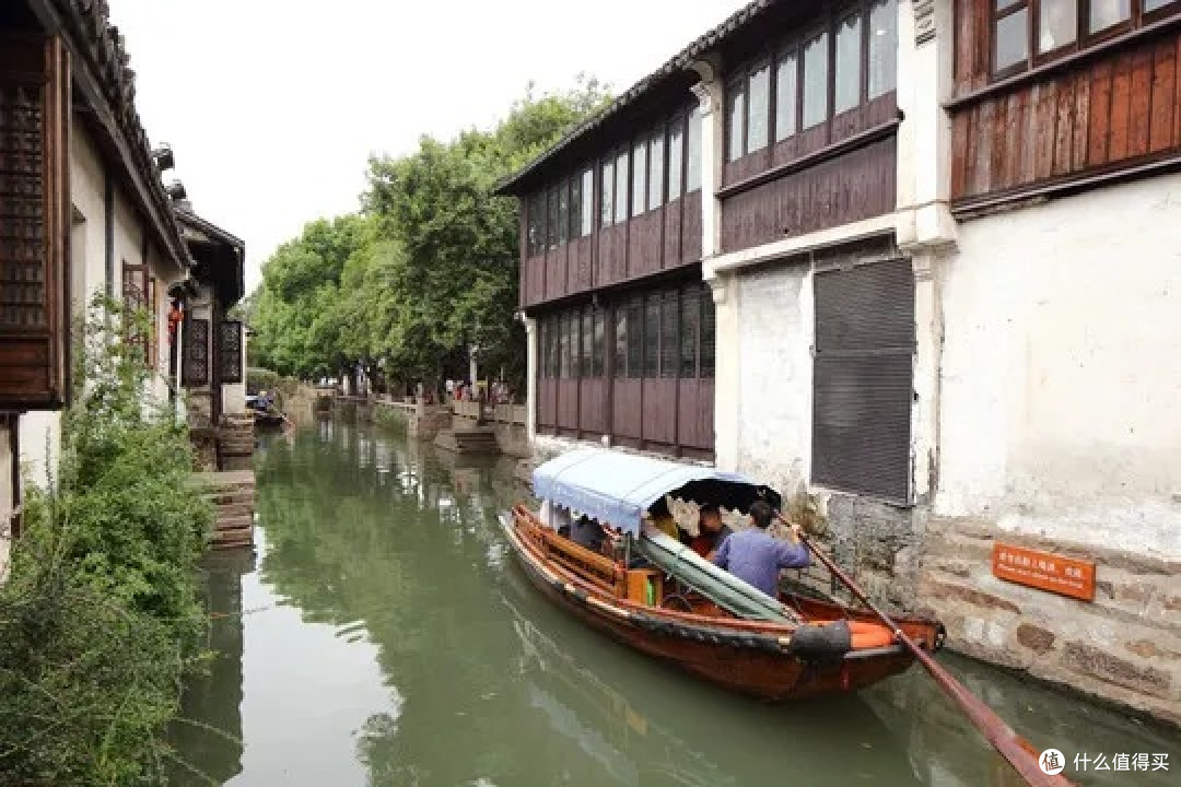 旅行风景,古镇周庄的水乡建筑