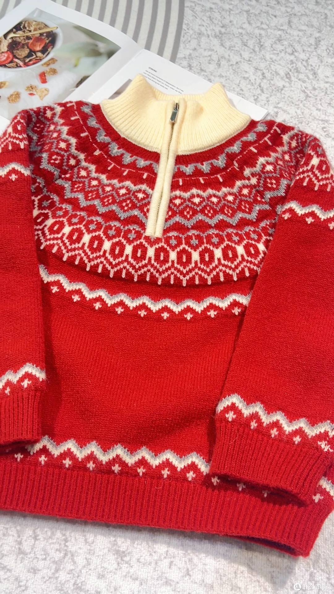 费尔岛红毛衣｜新年氛围感直接拉满✨