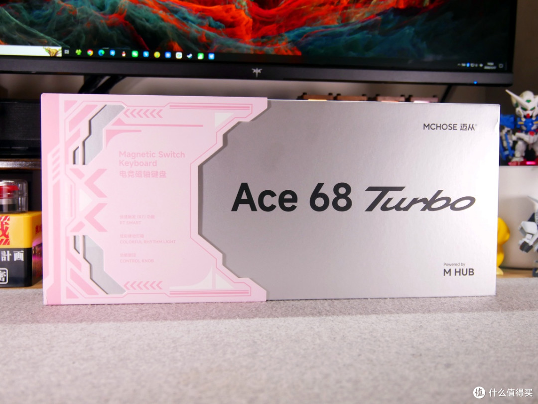 电竞少女心——粉泰山磁轴GT+迈从Ace 68 Turbo雾透粉磁轴键盘