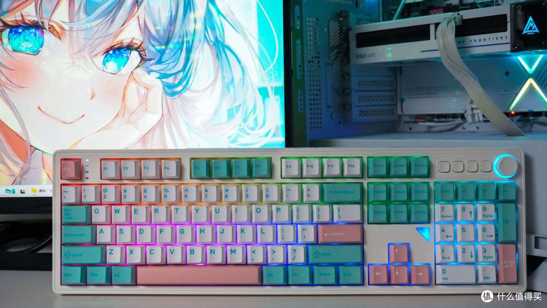 静音茶轴新体验 - GANSS 3104T Pro天水粉