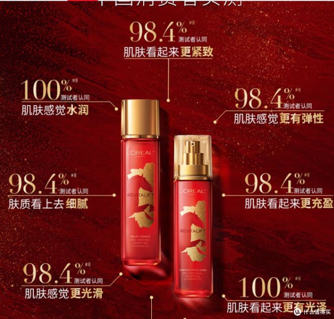 欧莱雅复颜水乳新年礼盒,抗皱补水效果受欢迎!