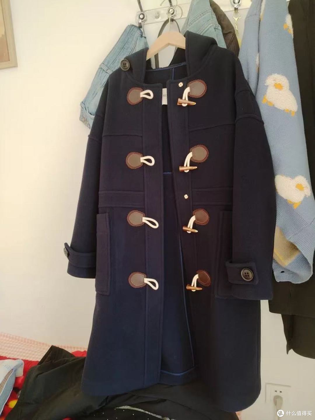 🍂秋冬的灵魂单品，果然还是这件日系宽松牛角扣大衣啊！