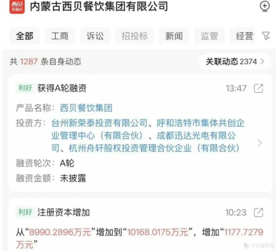 闭店风波后,西贝完成A轮融资,新荣记老板张勇、阿里胡晓明入股