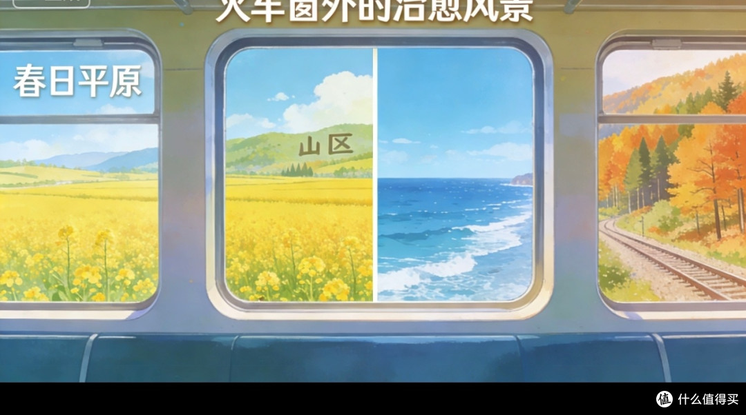 通勤路上的治愈风景