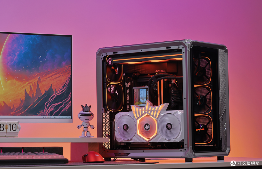 预算2.5W帮朋友装台高配主机:9800X3D+5080名人堂+乔思伯X400PRO