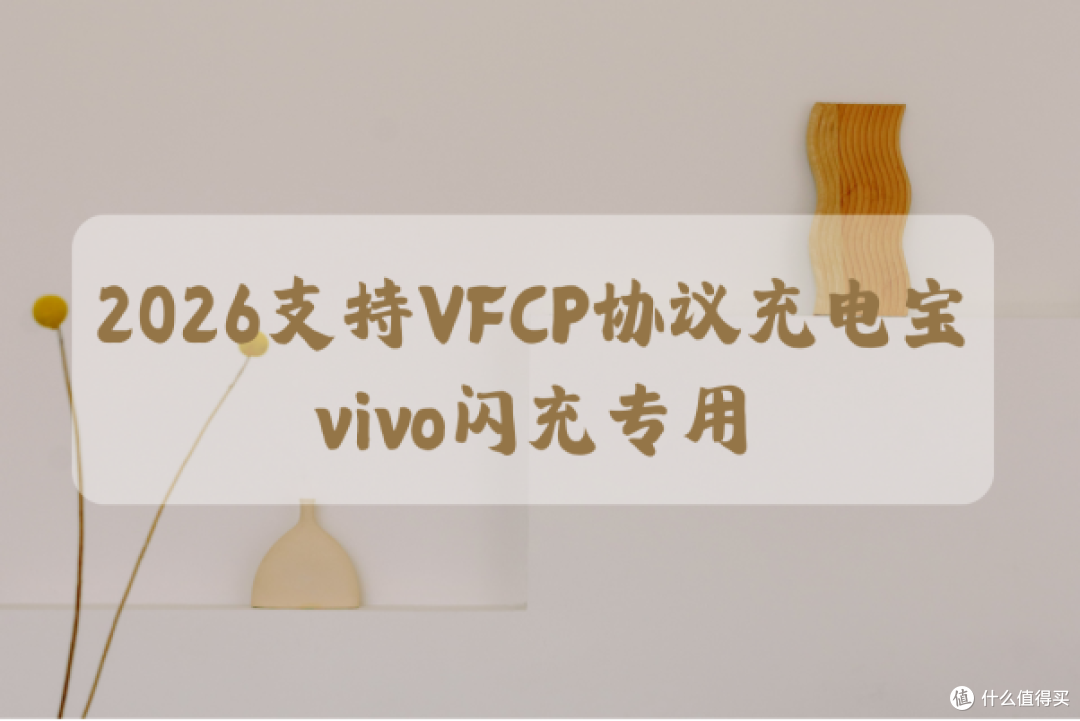 2026支持VFCP协议充电宝:vivo闪充专用 闪充不伤机长续航