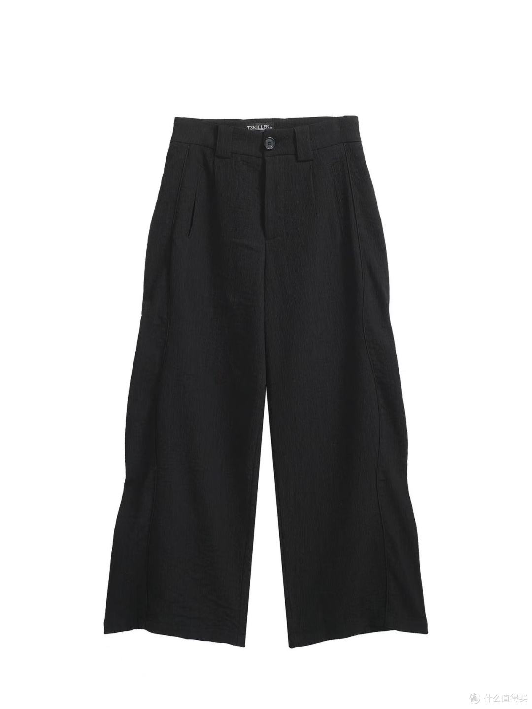 👖 TZ killer 这条肌理圆弧阔腿西裤，直接焊在我衣柜C位不撒手
