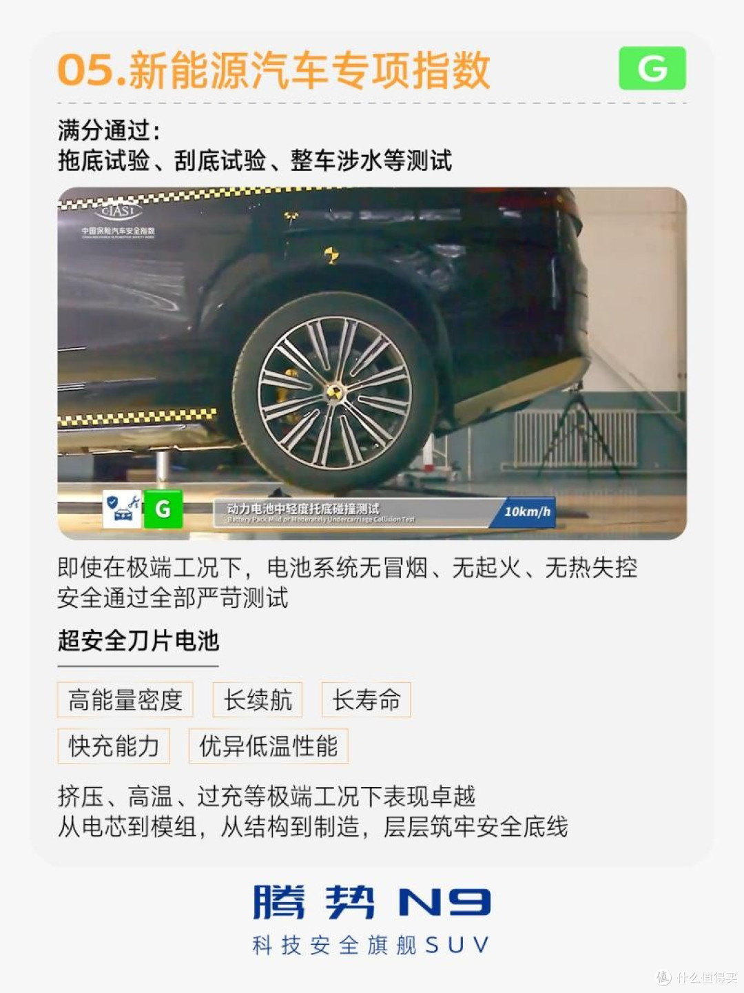 创下历史最高评级!腾势N9荣获中保研安全测试评分第一,4项G+