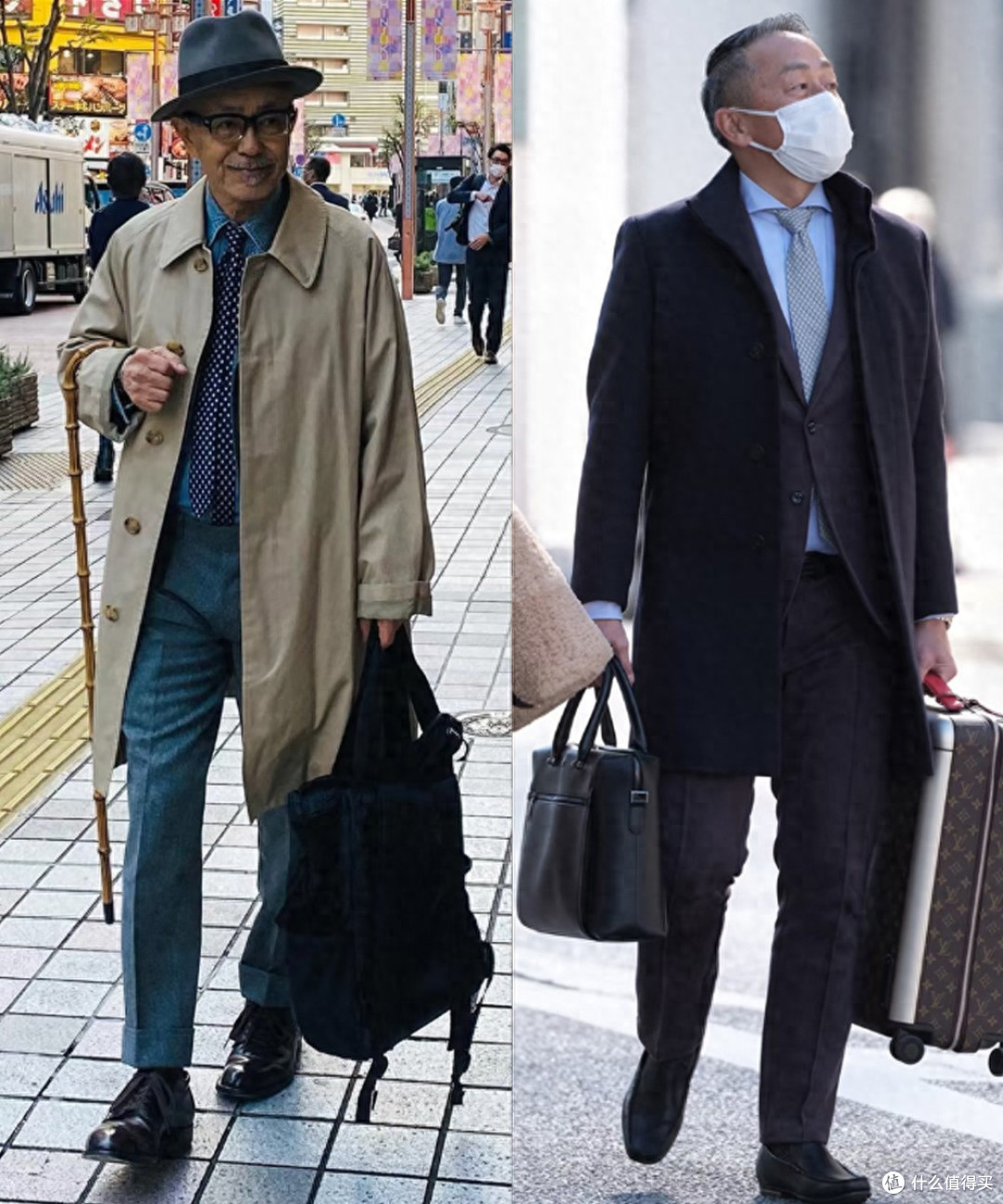 等老了后,学日本男人:尽量少穿羽绒服、冲锋衣,换成大衣更高级