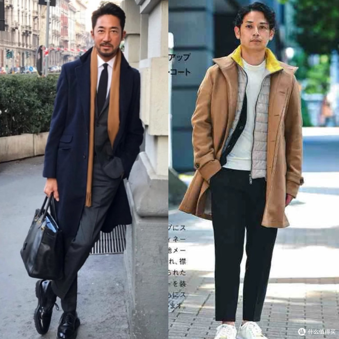 等老了后,学日本男人:尽量少穿羽绒服、冲锋衣,换成大衣更高级