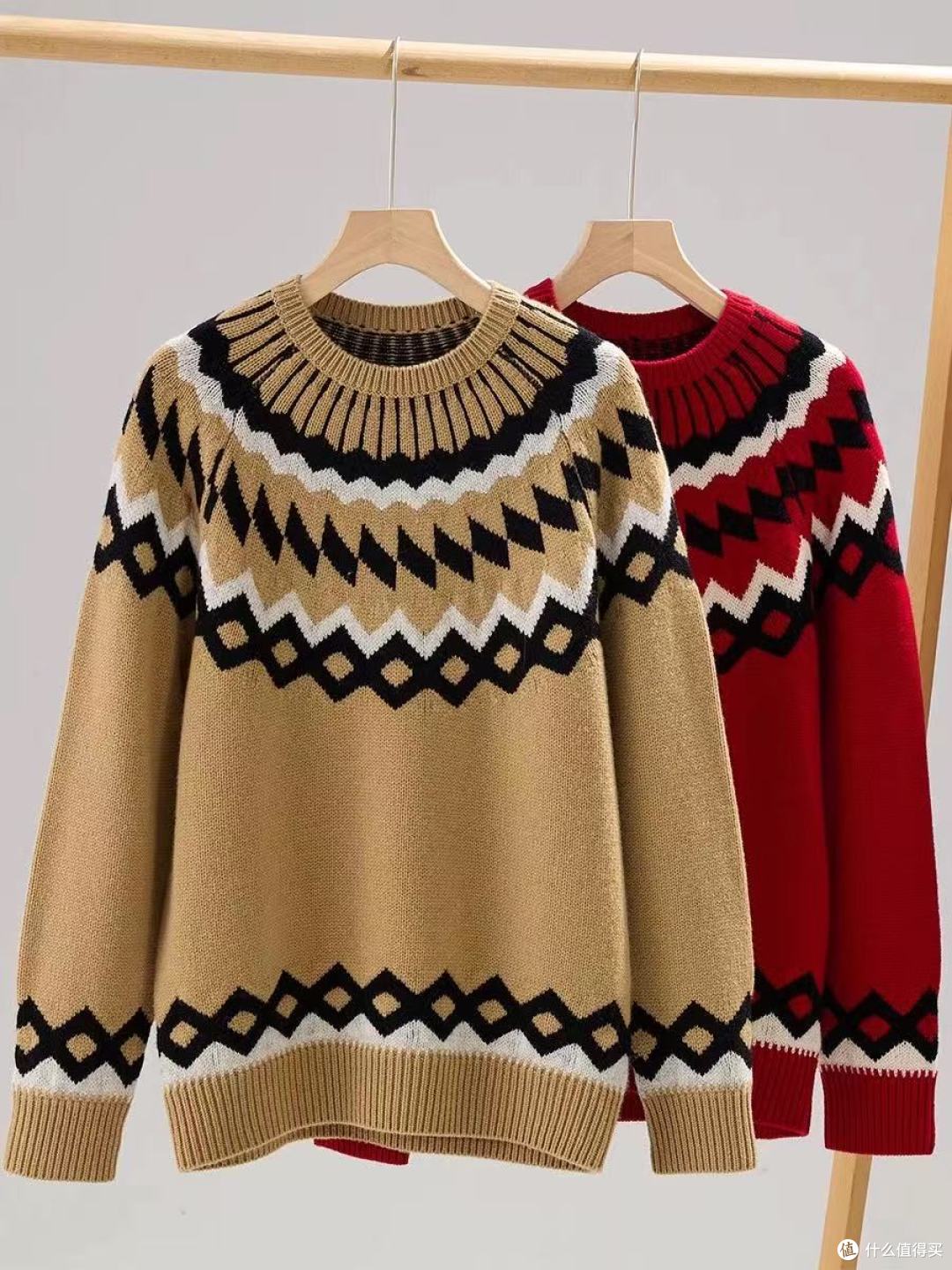 【秋冬封神款】春竹费尔岛提花羊毛衫,暖与美双在线✨
