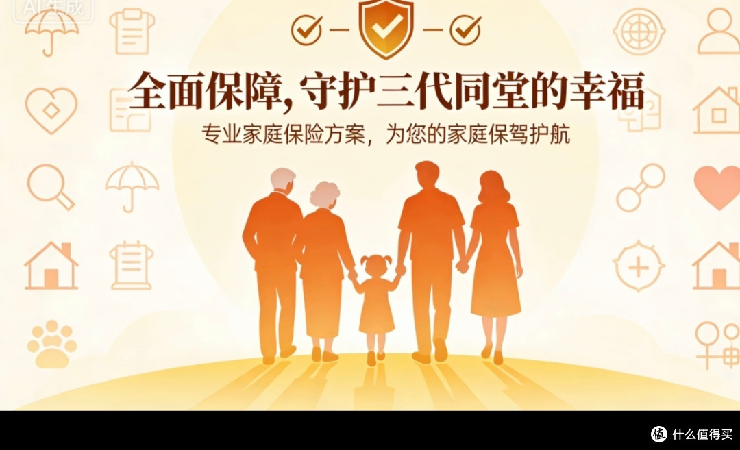 我家3大1小保险配置经验