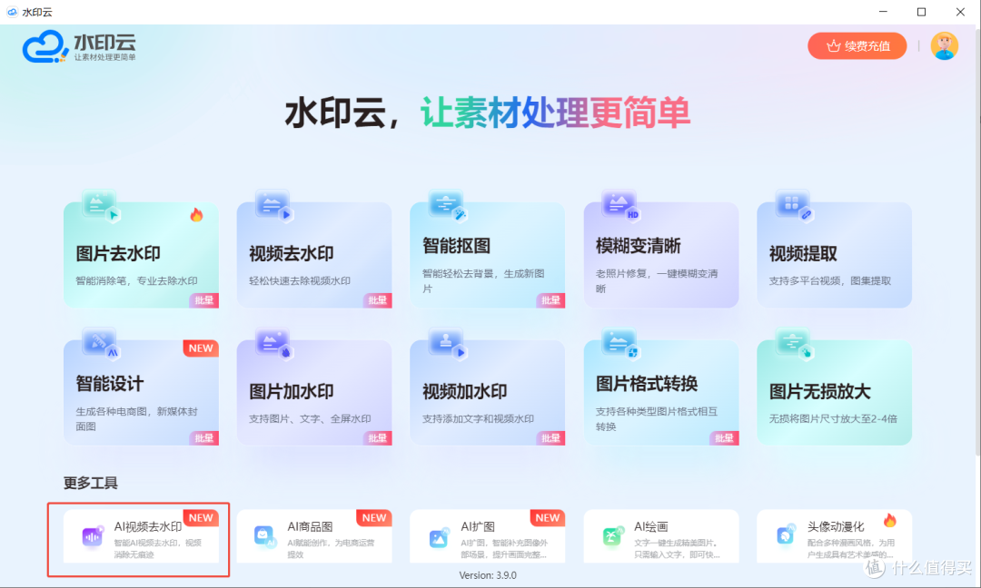 AI视频去水印软件推荐