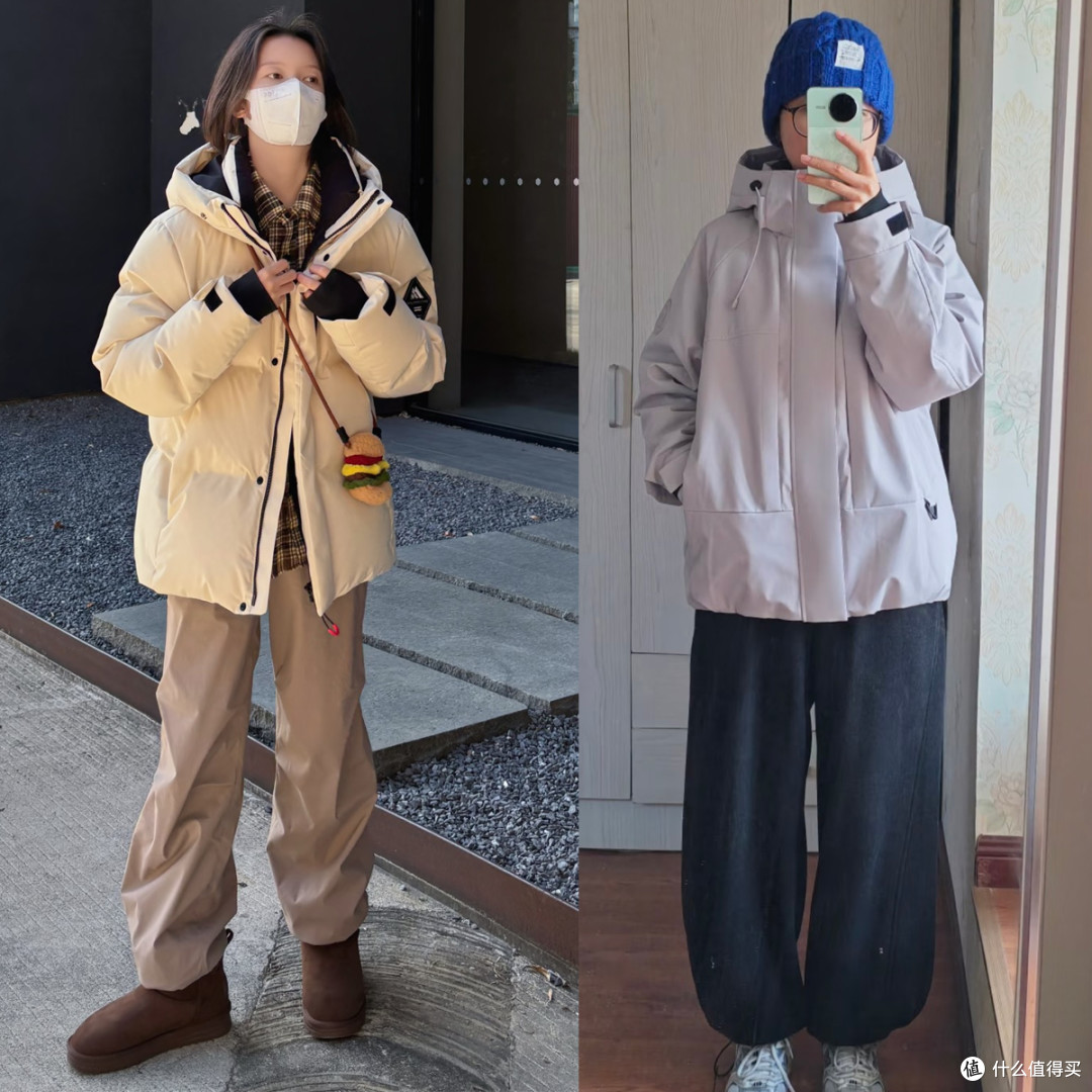 在北京街头,如今羽绒服不穿骆驼、鸭鸭,很多人在穿高梵、波司登