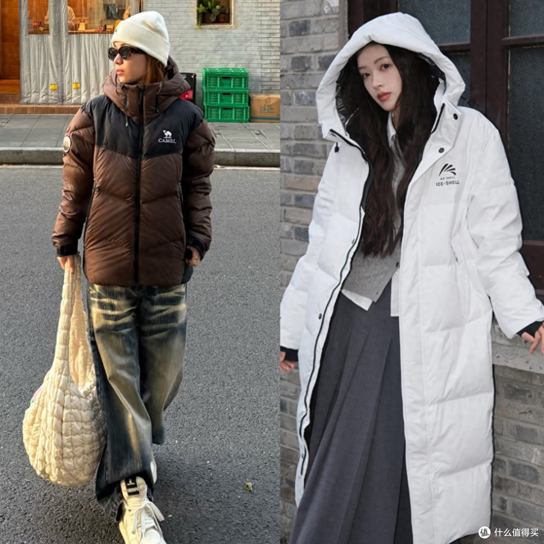 在北京街头,如今羽绒服不穿骆驼、鸭鸭,很多人在穿高梵、波司登