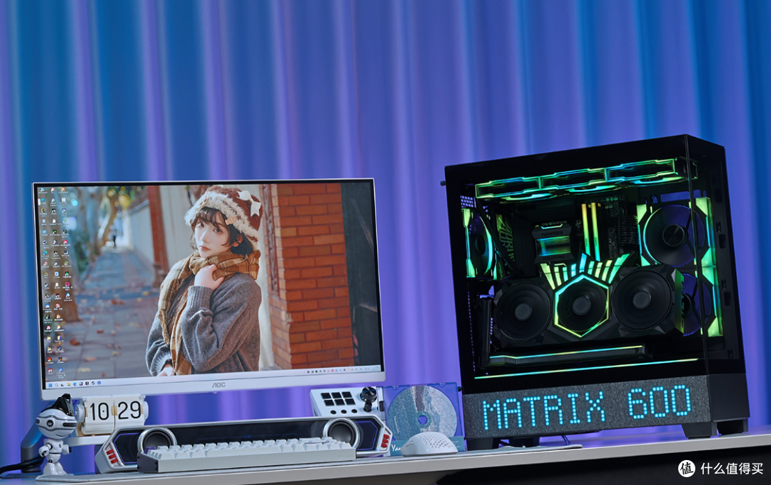 1.8W含泪装机:245K+B860M电竞雕+5070Ti HOF+追风者黑色海景房