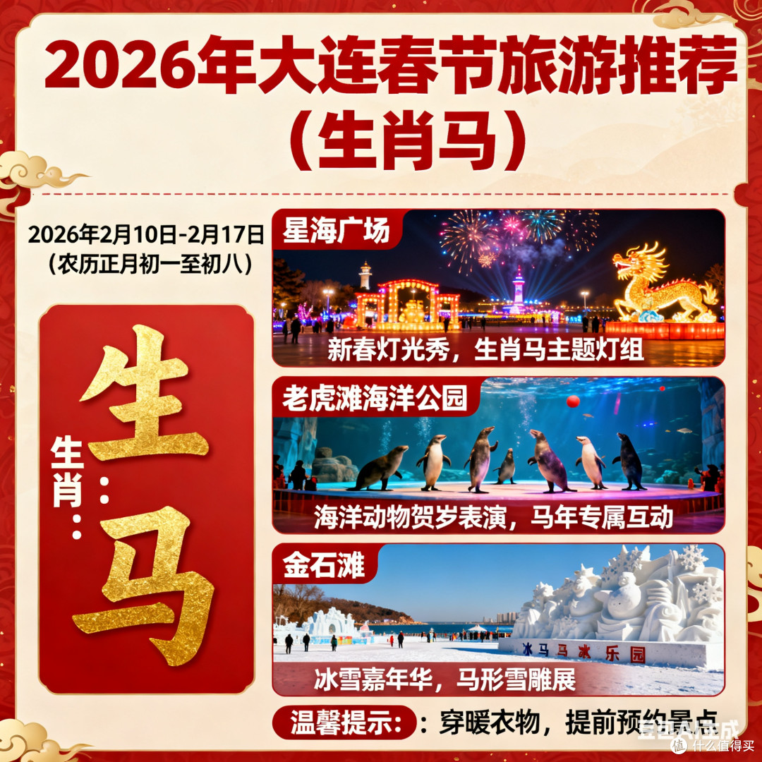 大连春节旅游推荐