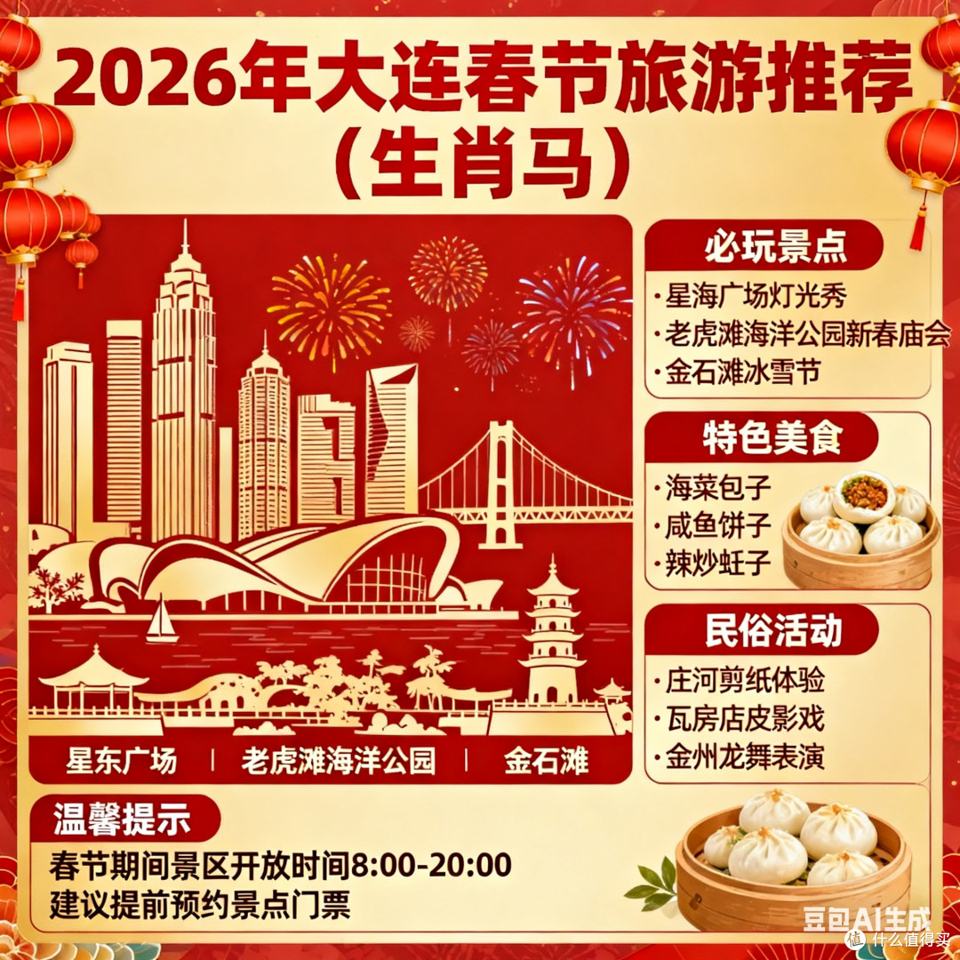 大连春节旅游推荐