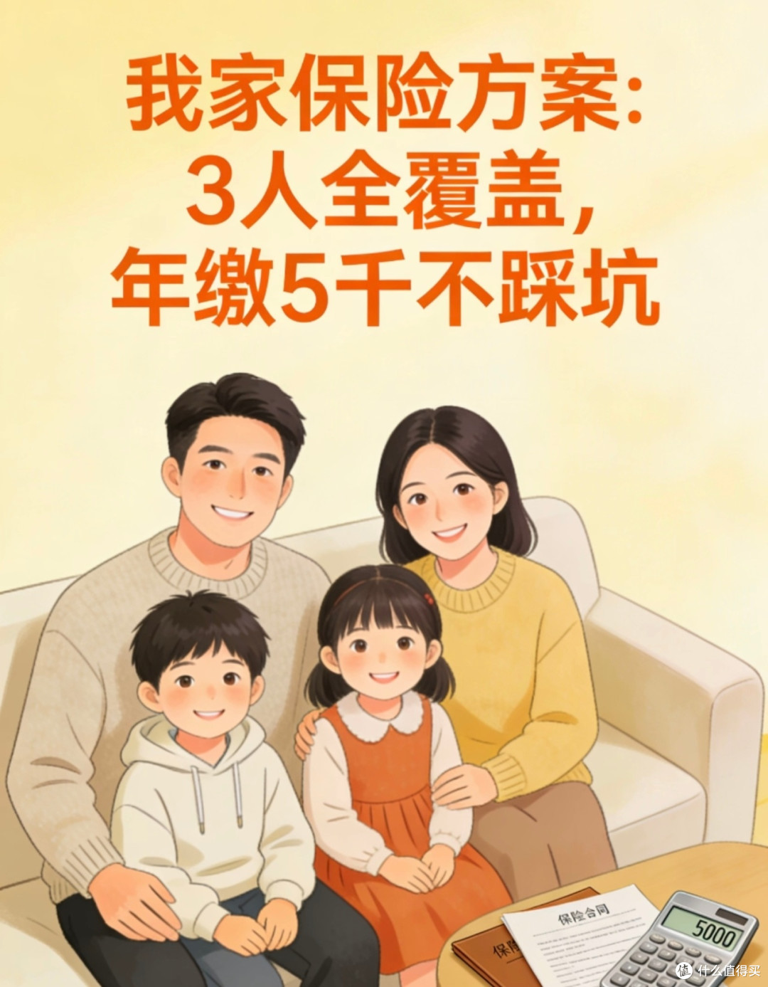 3人全覆盖,保费不超5%
