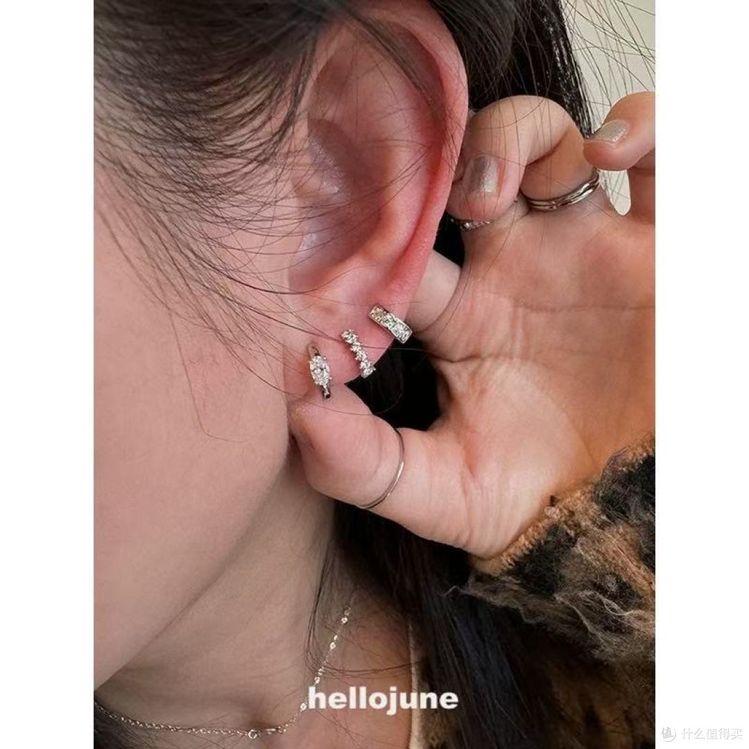 HELLOJUNE acc s925银小圈耳环|多耳洞叠戴天花板✨
